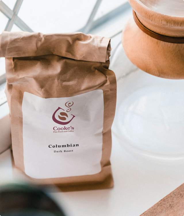 coffee bean bag mockup
